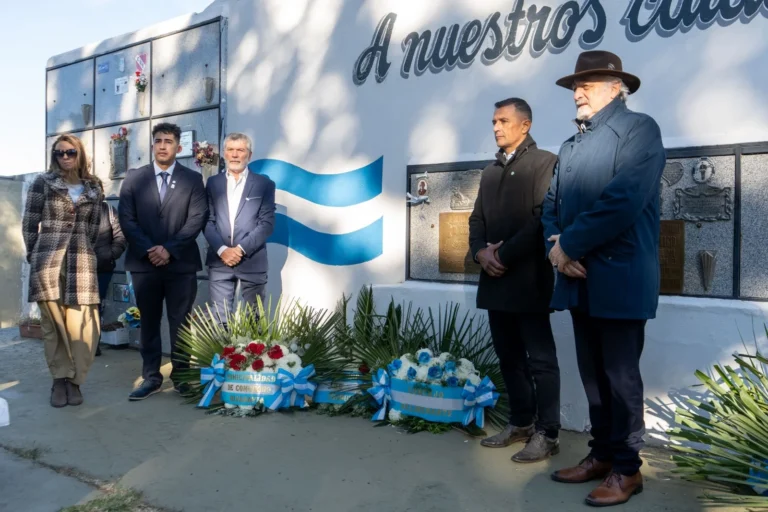Macharashvili participó de los actos conmemorativos por Malvinas