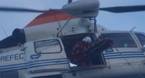 RESCATE A 300 KILÓMETROS DE LA COSTA DE CHUBUT