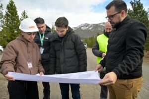Torres supervisó el inicio de la obra del Aeropuerto de Esquel, clave para la conectividad de la Cordillera